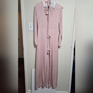 Elegant Pink Romper Dress